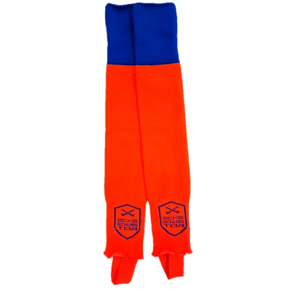 EST Stutzen 2023/24 Fluo Orange Azure Blue